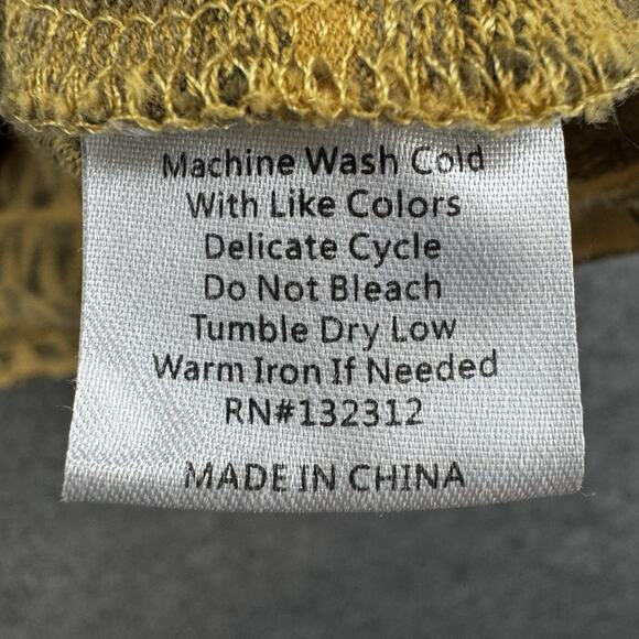 Howler Bros Mens Jacquard Geometric Tee Size L Mustard Pocket Western Surf Vibe - Picture 7 of 9